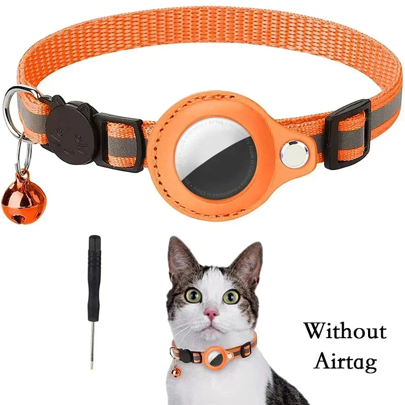 Reflekterande katt-halsband för AirTag