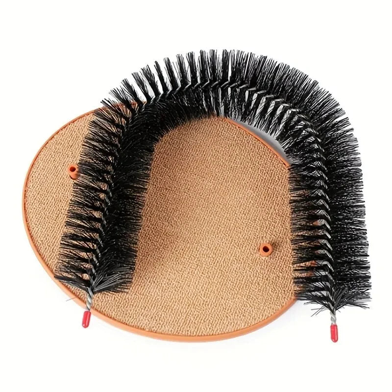 Kattbåge med Klös & Massage 34x36 cm – Självgroomande