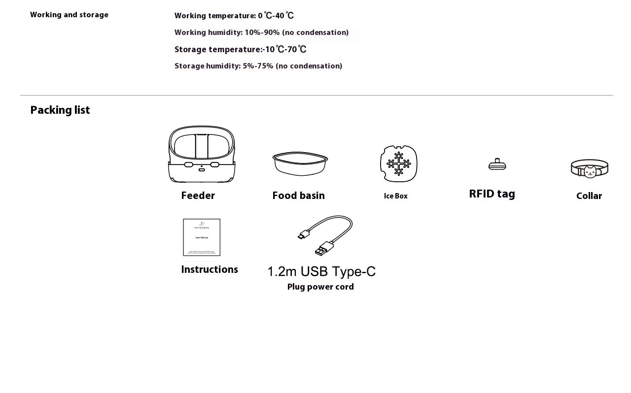 Smart Chipstyrd Automatisk Kattmatskål med App och Sensor