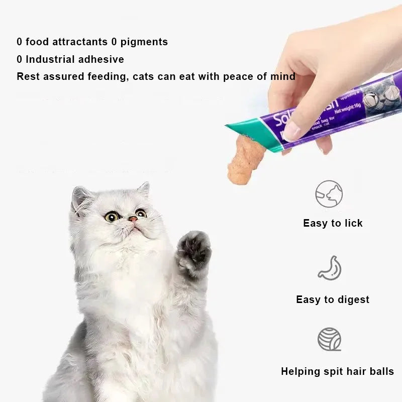 30-pack Välsmakande Våtfoderstrips för Katt
