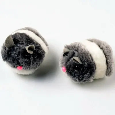 Plush Hamster Kattleksak – Interaktiv Mus som Rör Sig