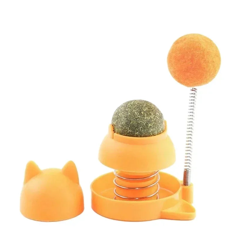 Ätbara Catnip-kulor & lekboll – Interaktiv leksak för katt