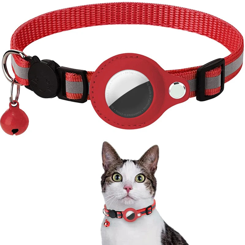 Reflekterande katt-halsband för AirTag