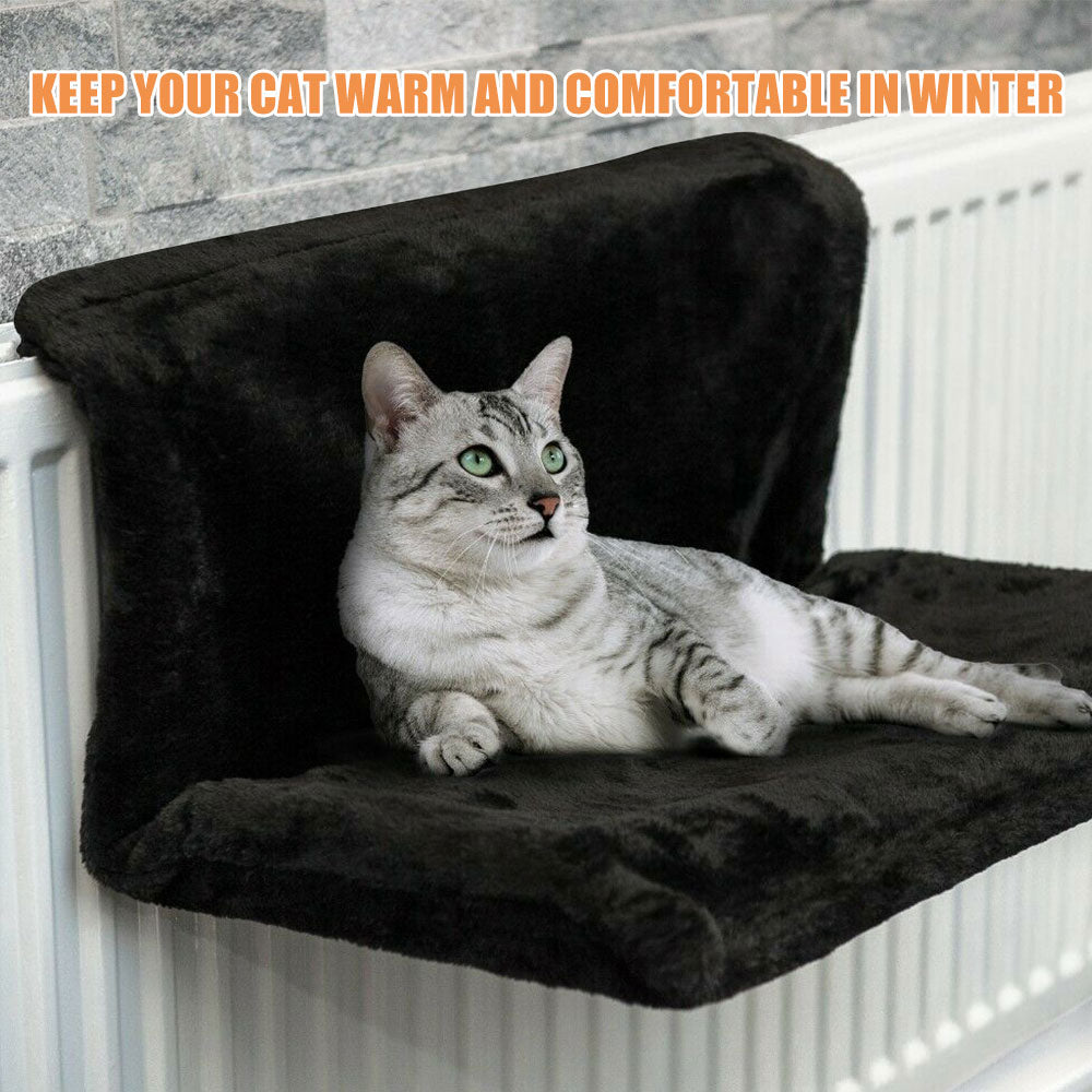 Lyxig radiatorhängmatta för katter