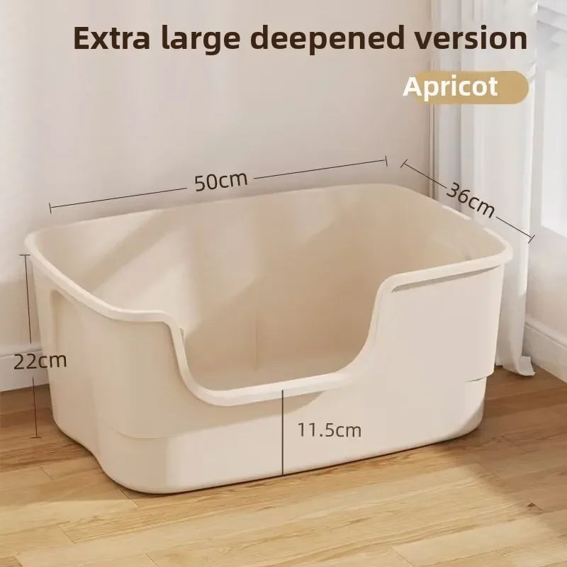 Extra stor öppen kattlåda – 2 storlekar