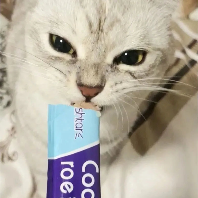 30-pack Välsmakande Våtfoderstrips för Katt