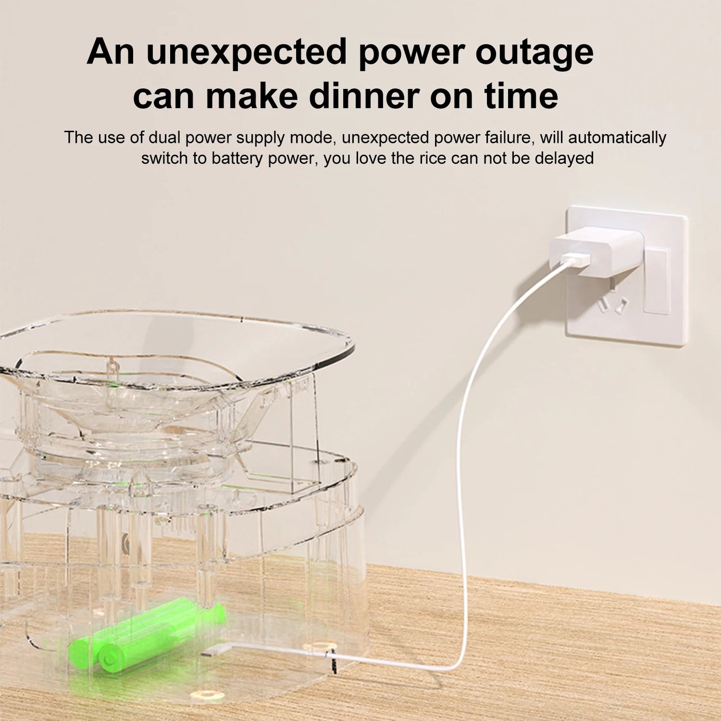 Smart Automatisk Kattmatare WiFi-styrd