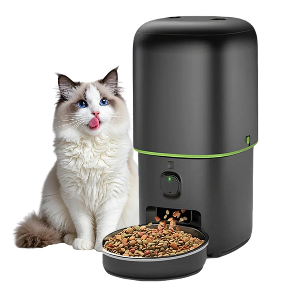 Smart 4L Automatisk Kattmatare med Kamera