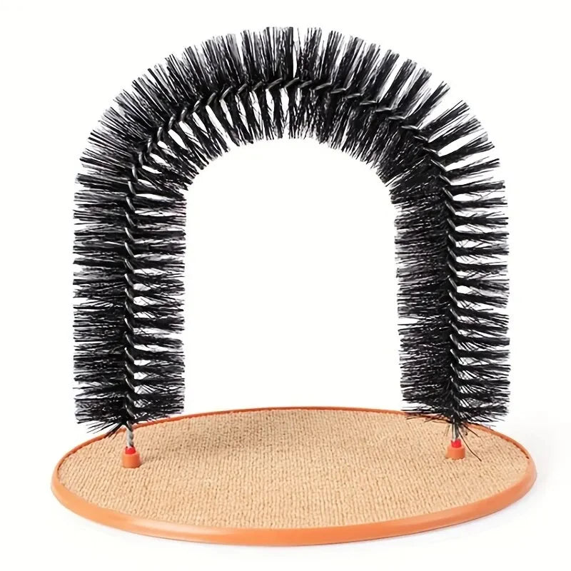 Kattbåge med Klös & Massage 34x36 cm – Självgroomande