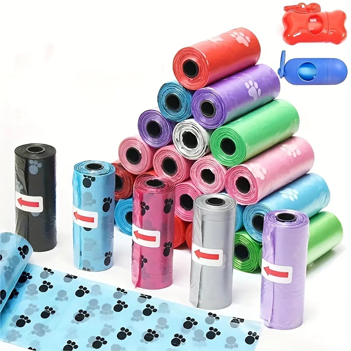 120 Rullar Hundbajspåsar – Refill till Promenader