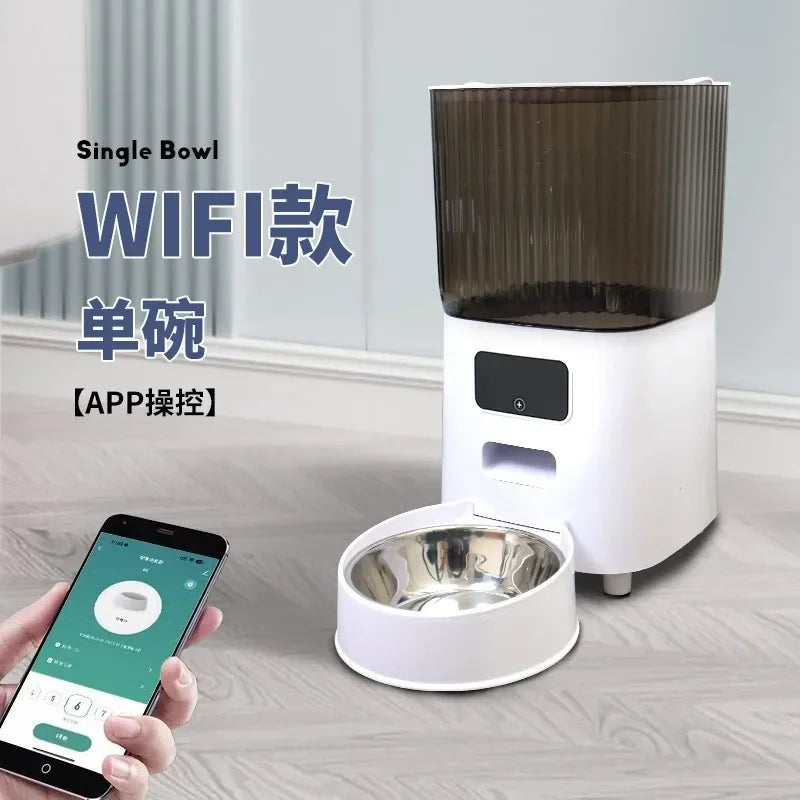 Smart Automatisk Kattmatare 5L med Kamera och WiFi