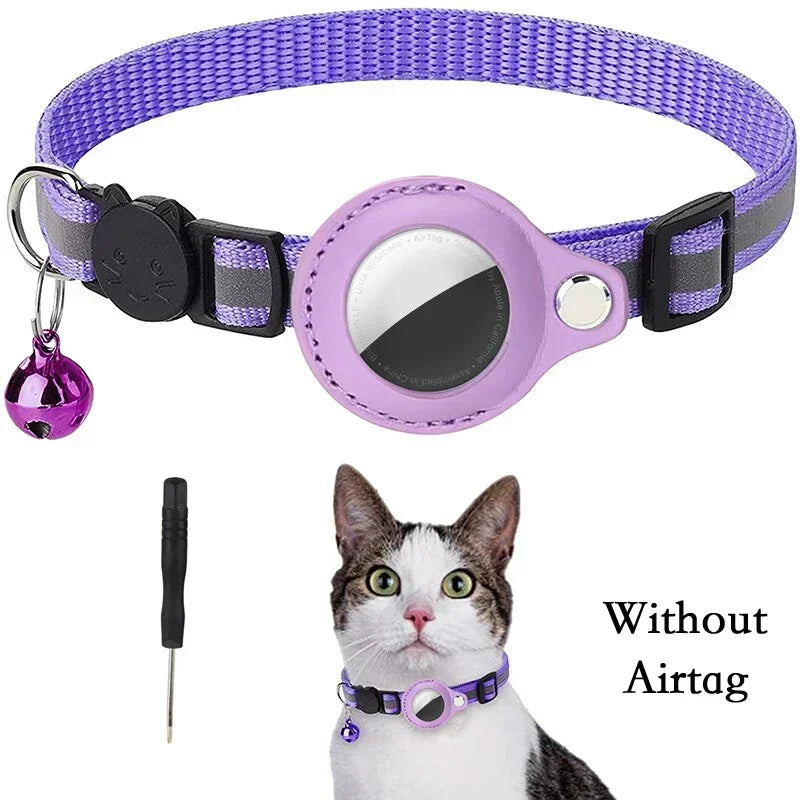 Reflekterande katt-halsband för AirTag