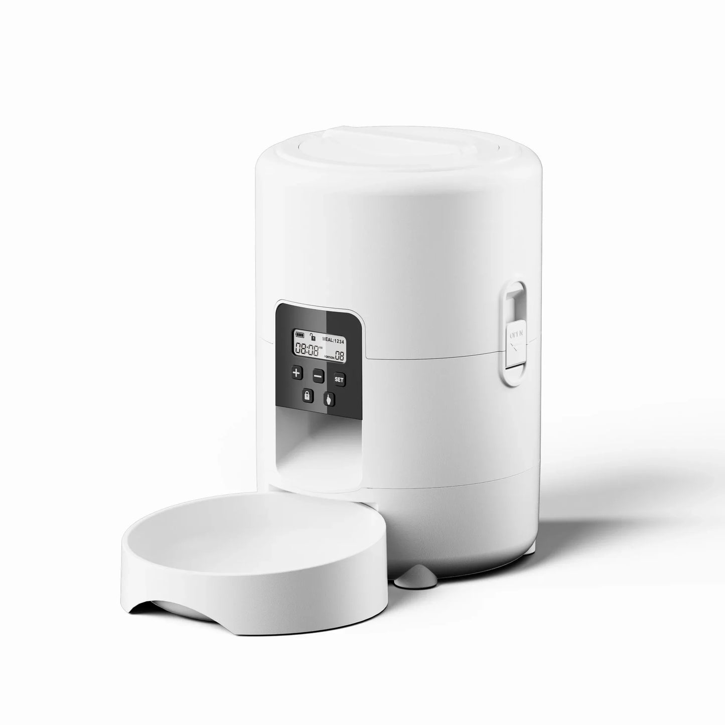 Smart Automatisk Matskål 2L med Timer och LCD-display