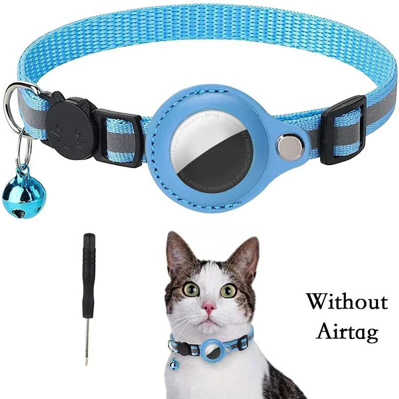 Reflekterande katt-halsband för AirTag