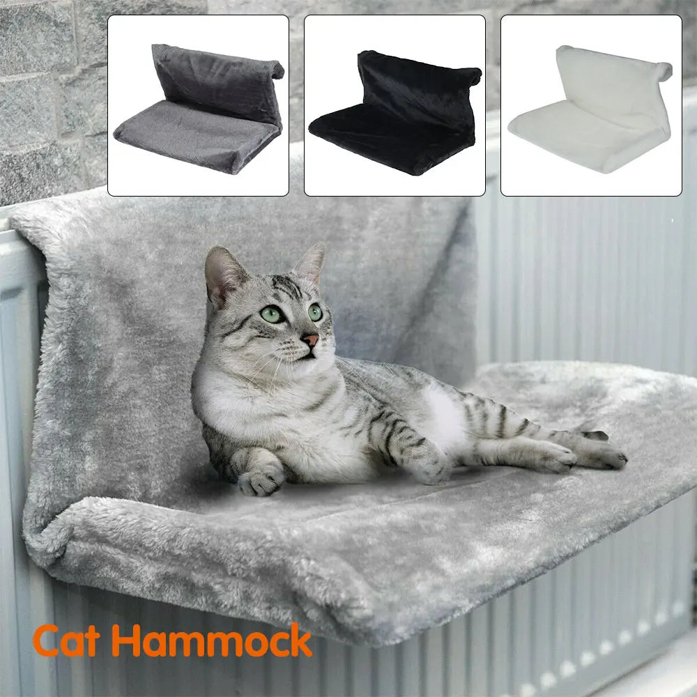 Lyxig radiatorhängmatta för katter