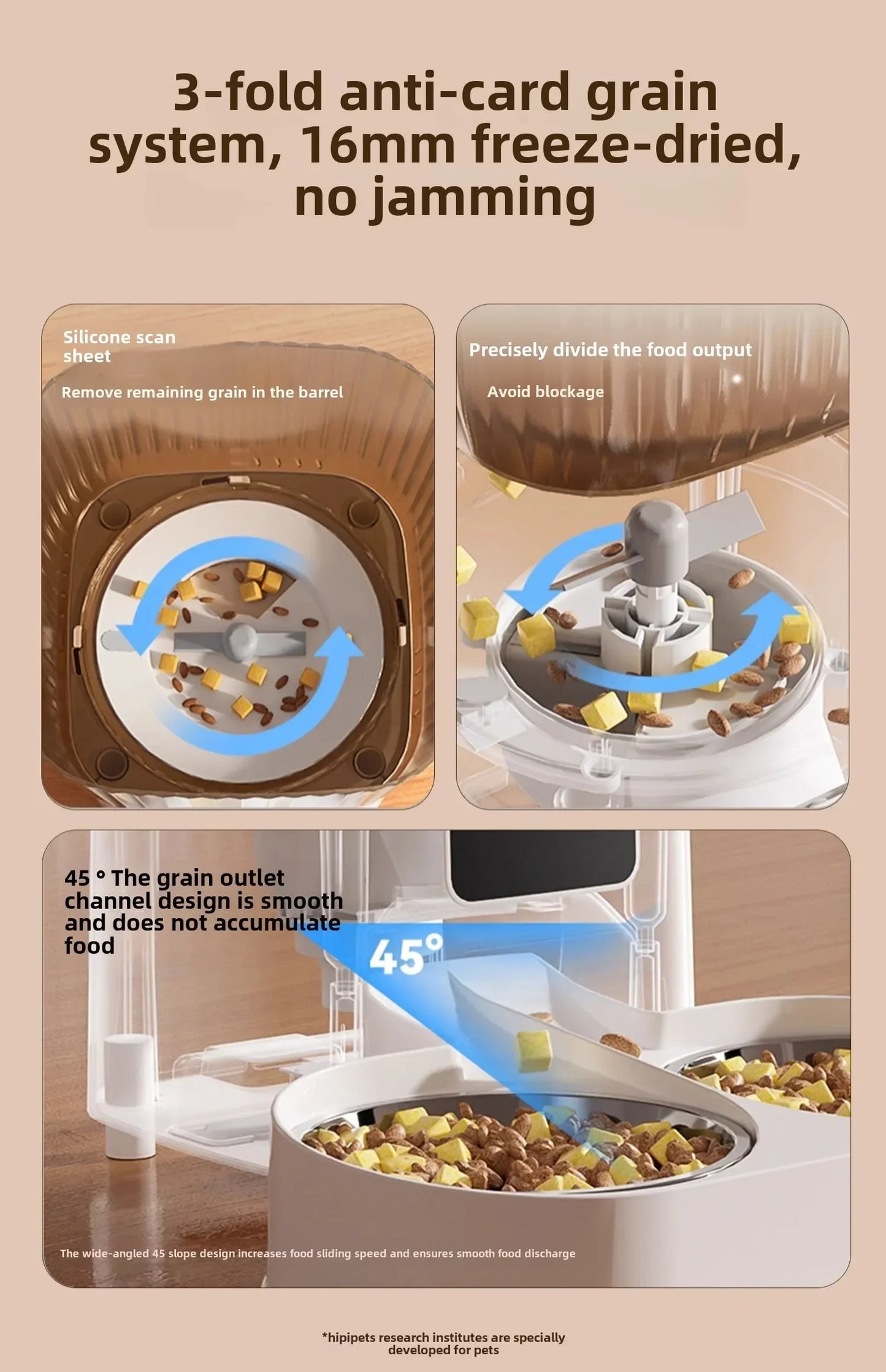 Smart Automatisk Kattmatare 5L med Kamera och WiFi