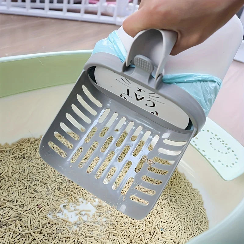 Kattsandsskyffel med Påsdispenser – Smidig & Praktisk