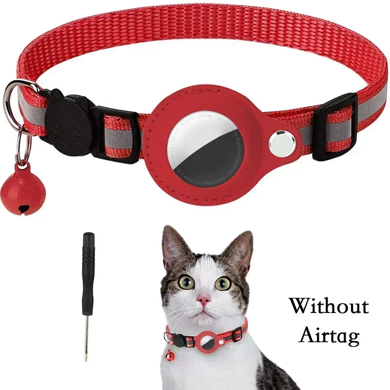 Reflekterande katt-halsband för AirTag