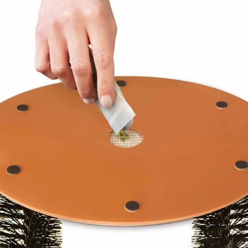 Kattbåge med Klös & Massage 34x36 cm – Självgroomande