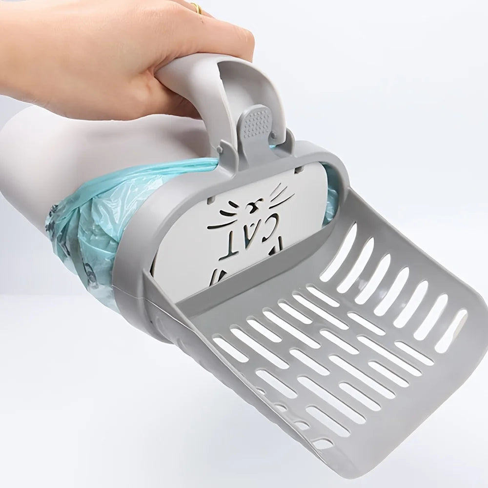 Kattsandsskyffel med Påsdispenser – Smidig & Praktisk