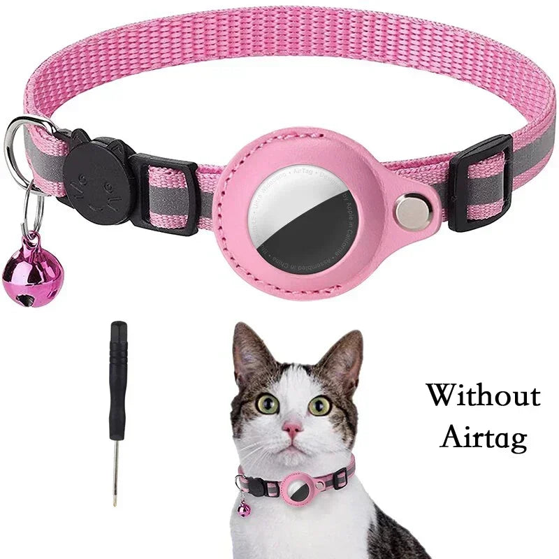 Reflekterande katt-halsband för AirTag