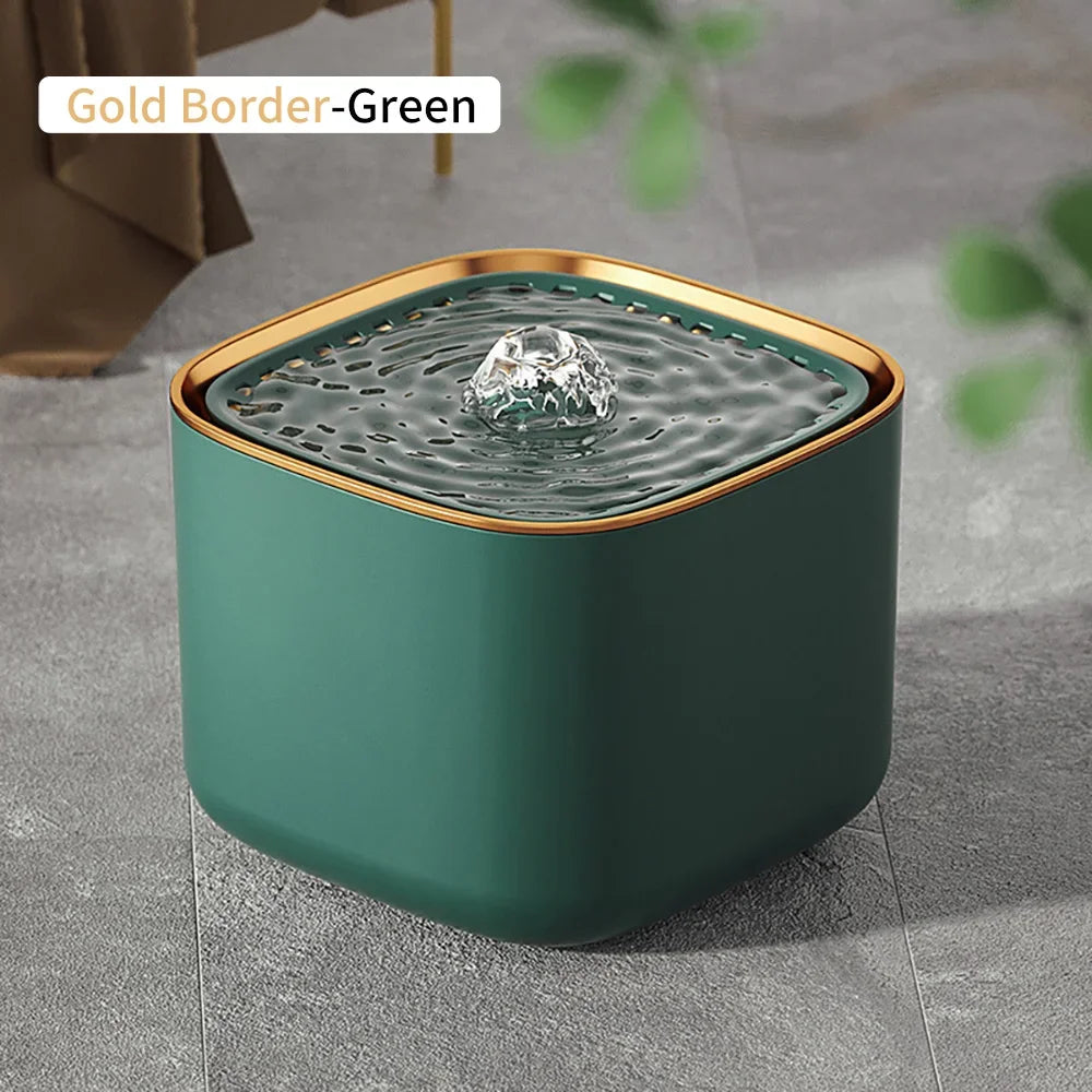 Automatisk Kattfontän 3L med Filter & Tyst Pump