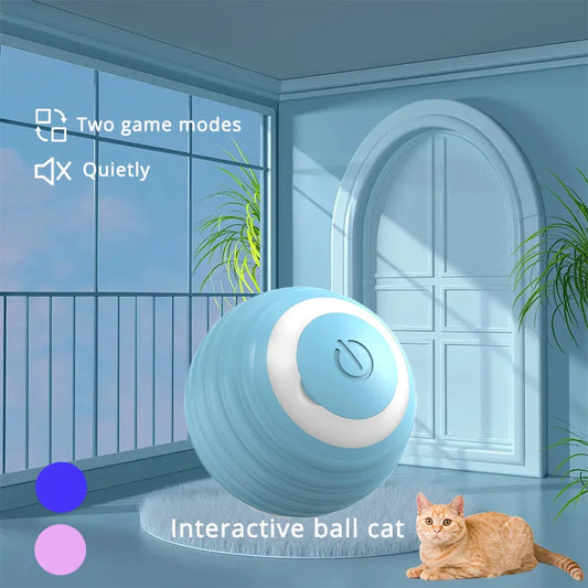 Smart Automatisk Kattleksaksboll – 2 Lägen & Laddningsbar