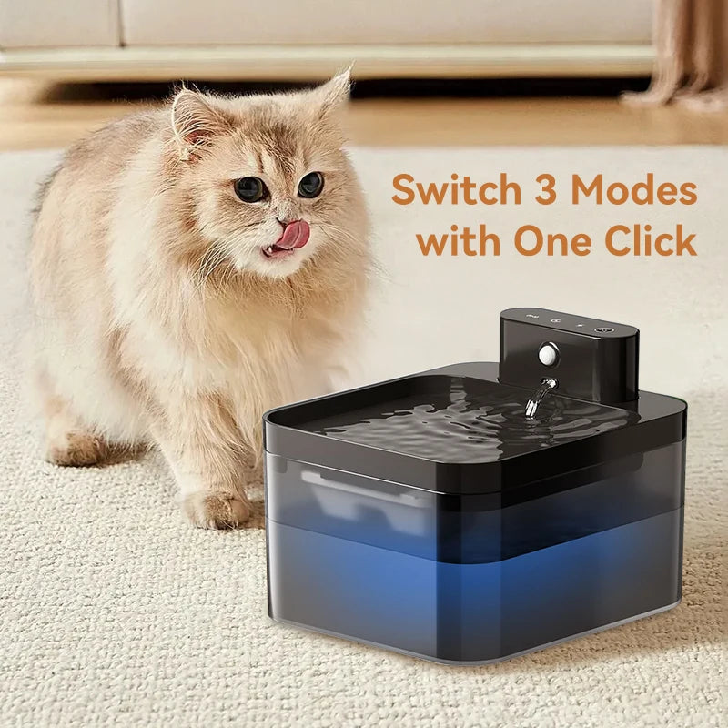 Trådlös Smart Vattenfontän för Katt & Hund – ROJECO