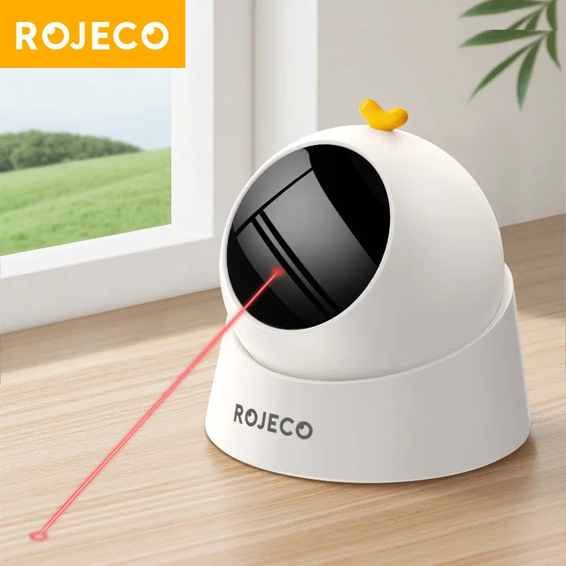 ROJECO Automatisk Laserleksak 3 Hastigheter & 360°