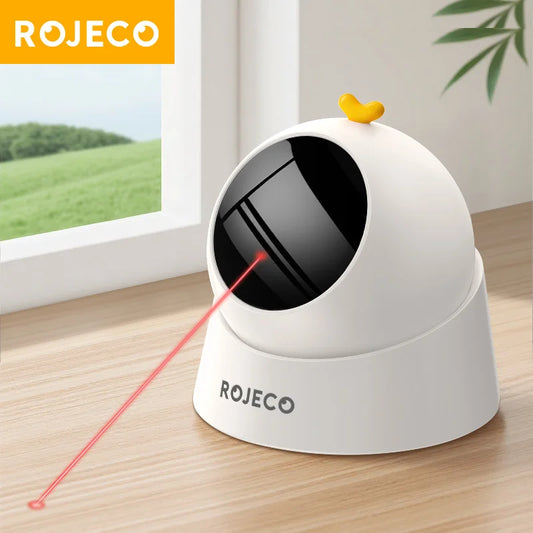 ROJECO Automatisk Laserleksak 3 Hastigheter & 360°
